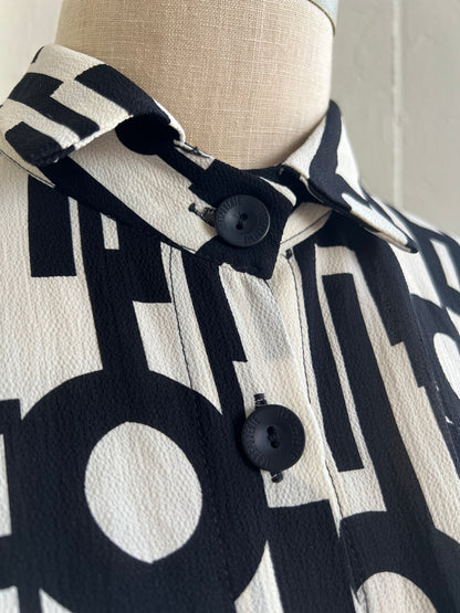 "Transparente" black label dress / Size L