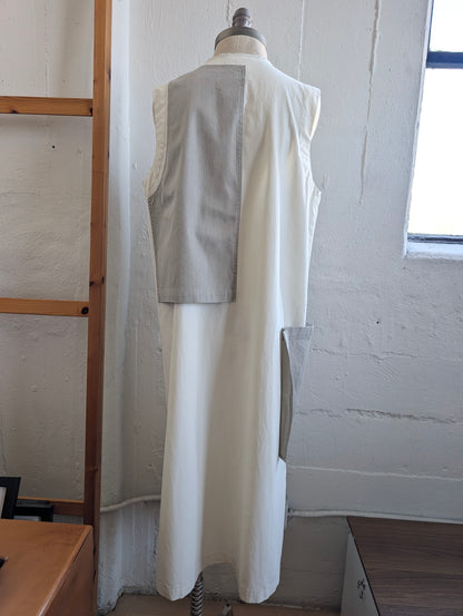 "INTENTIONALLY" colorblocked -free size- dress / See measurements