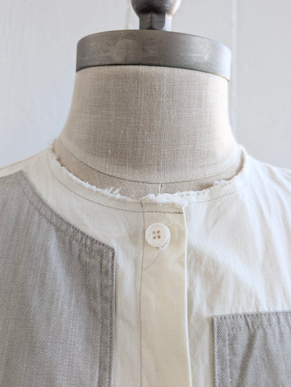 "INTENTIONALLY" colorblocked -free size- dress / See measurements