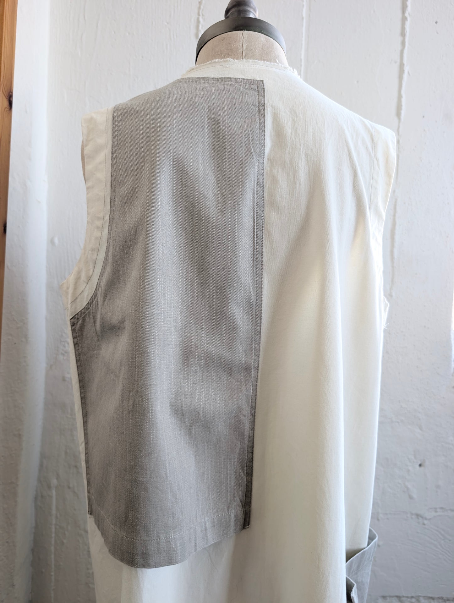 "INTENTIONALLY" colorblocked -free size- dress / See measurements