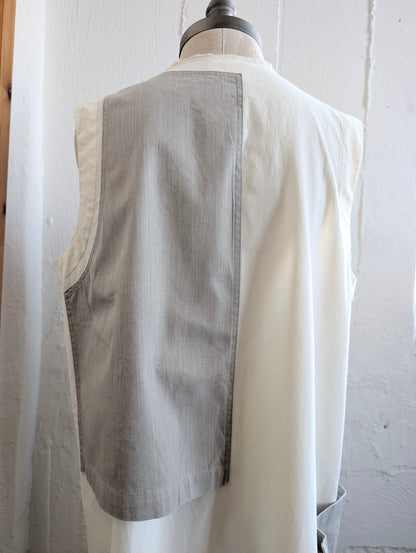 "INTENTIONALLY" colorblocked -free size- dress / See measurements