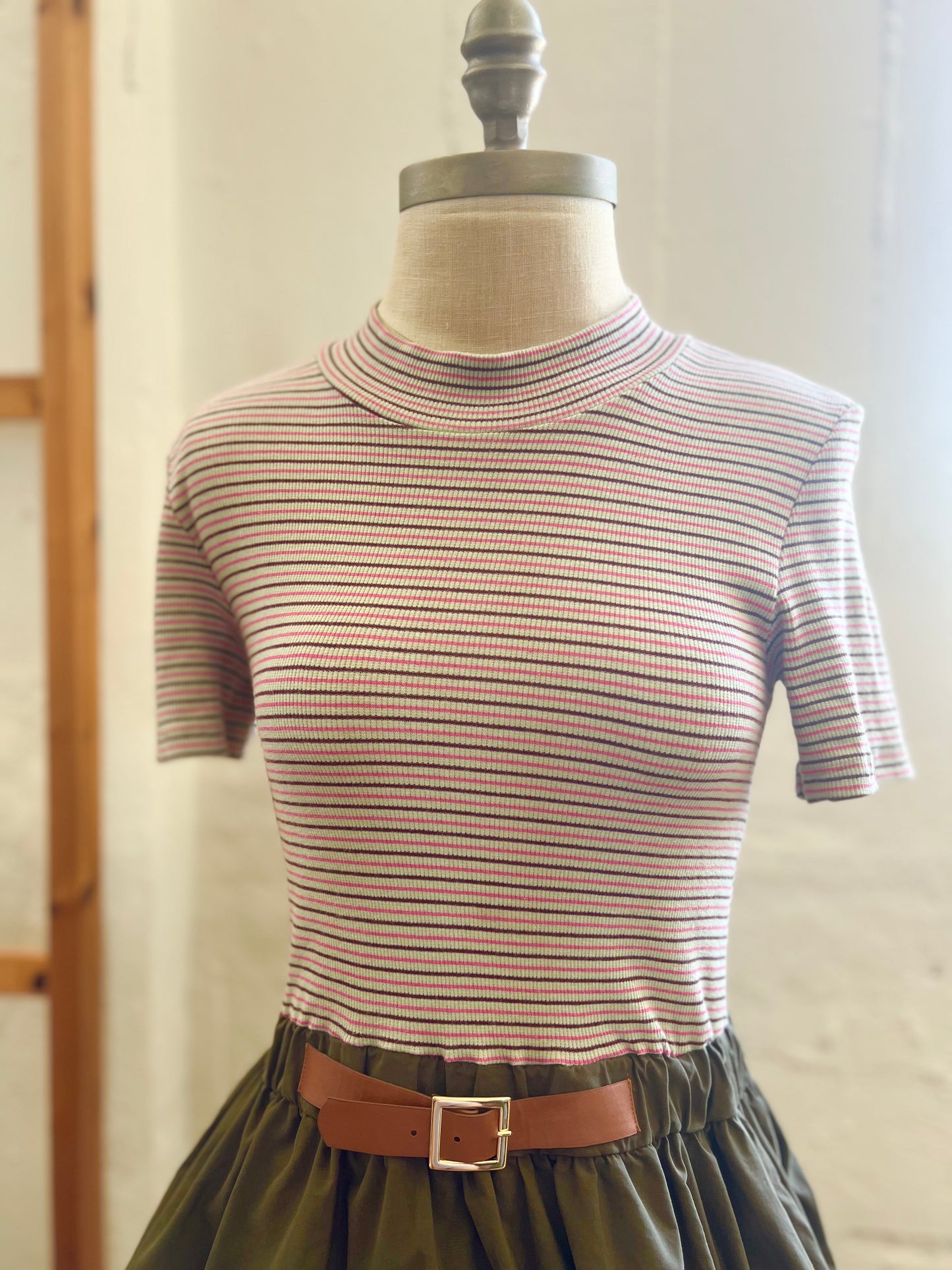 "Maeve" belted Bubble Mini Dress / Size S