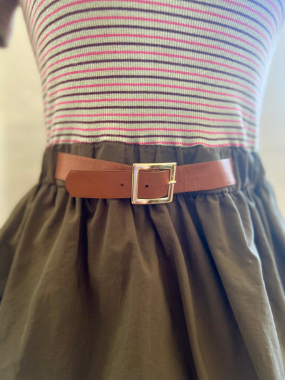 "Maeve" belted Bubble Mini Dress / Size S