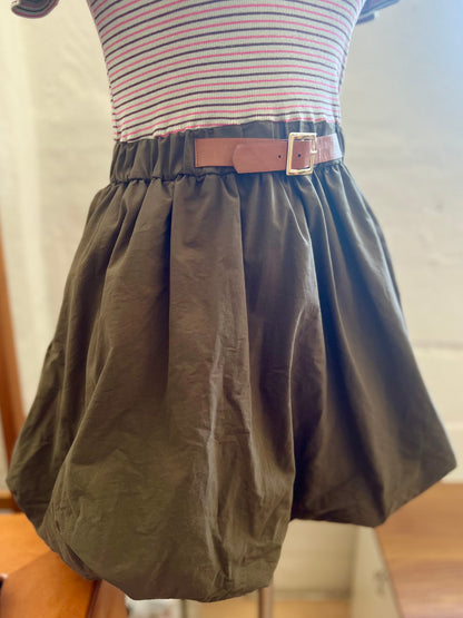 "Maeve" belted Bubble Mini Dress / Size S