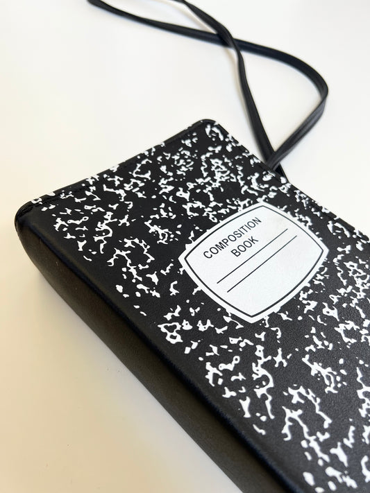 Composition book purse