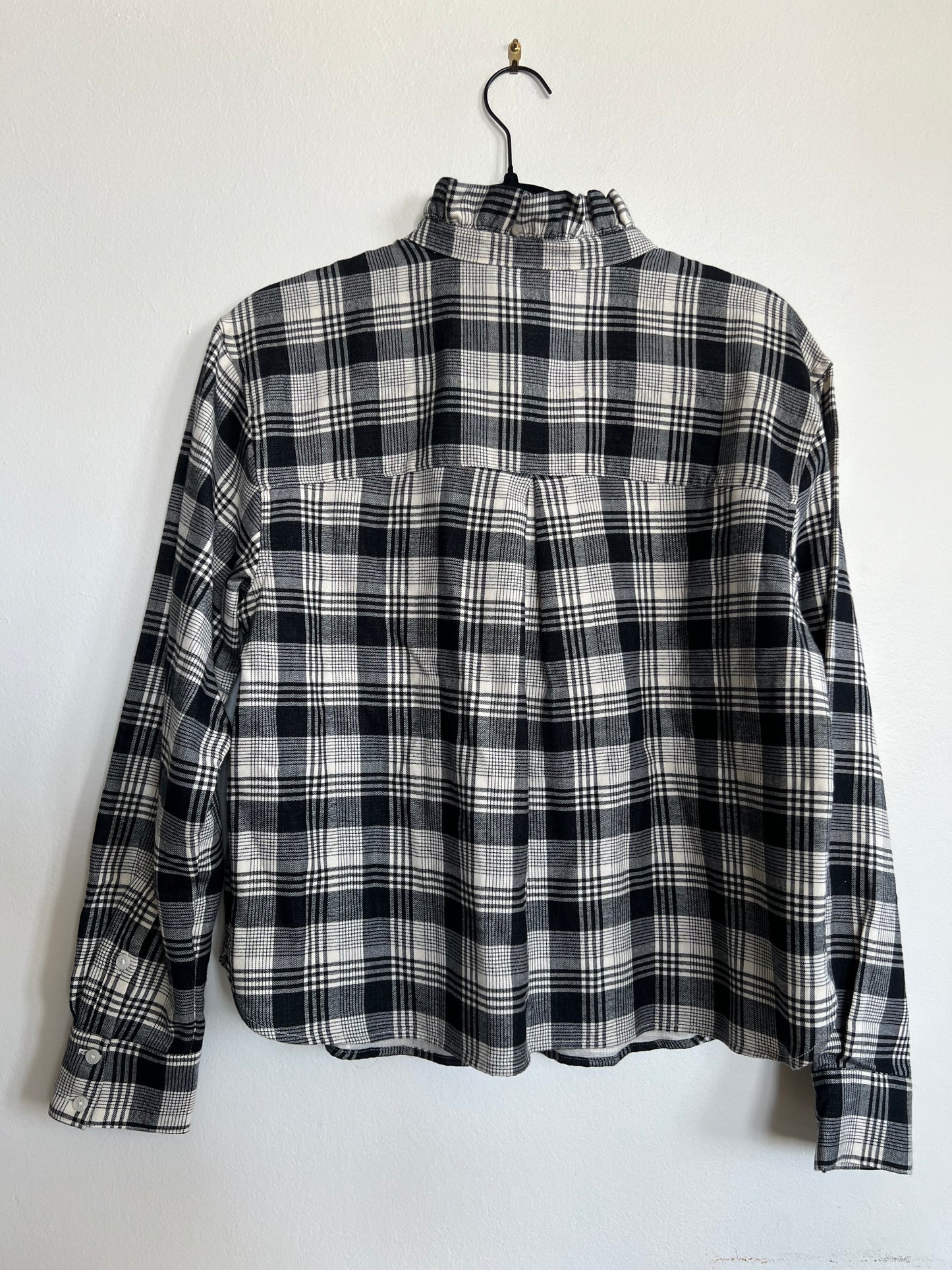 "Banana Republic" long sleeves plaid shirt - Size S