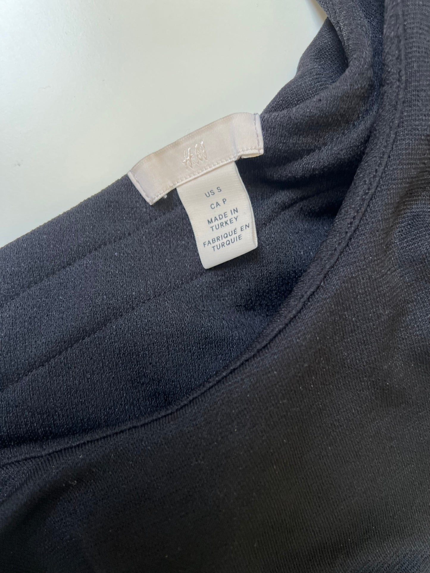 "H&M" one shoulder ruffle bodysuit - Size S