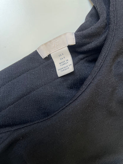 "H&M" one shoulder ruffle bodysuit - Size S