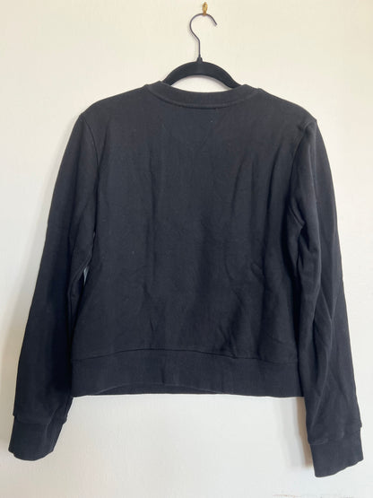"Endless rose" black sweater - Size S