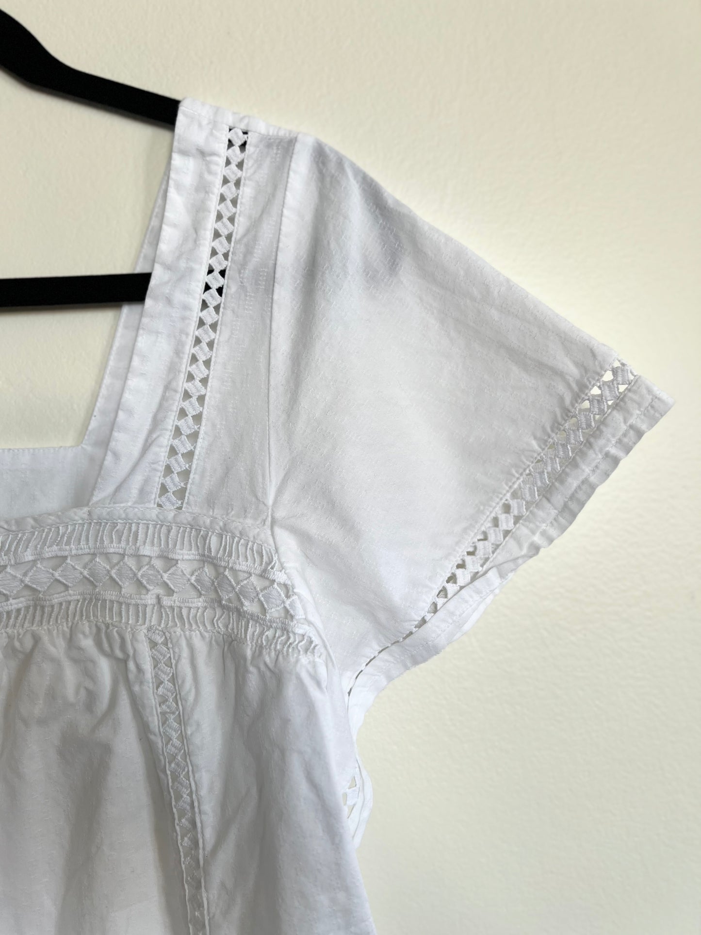 "Abercrombie and Fitch" linen white dress with pockets! - Size S