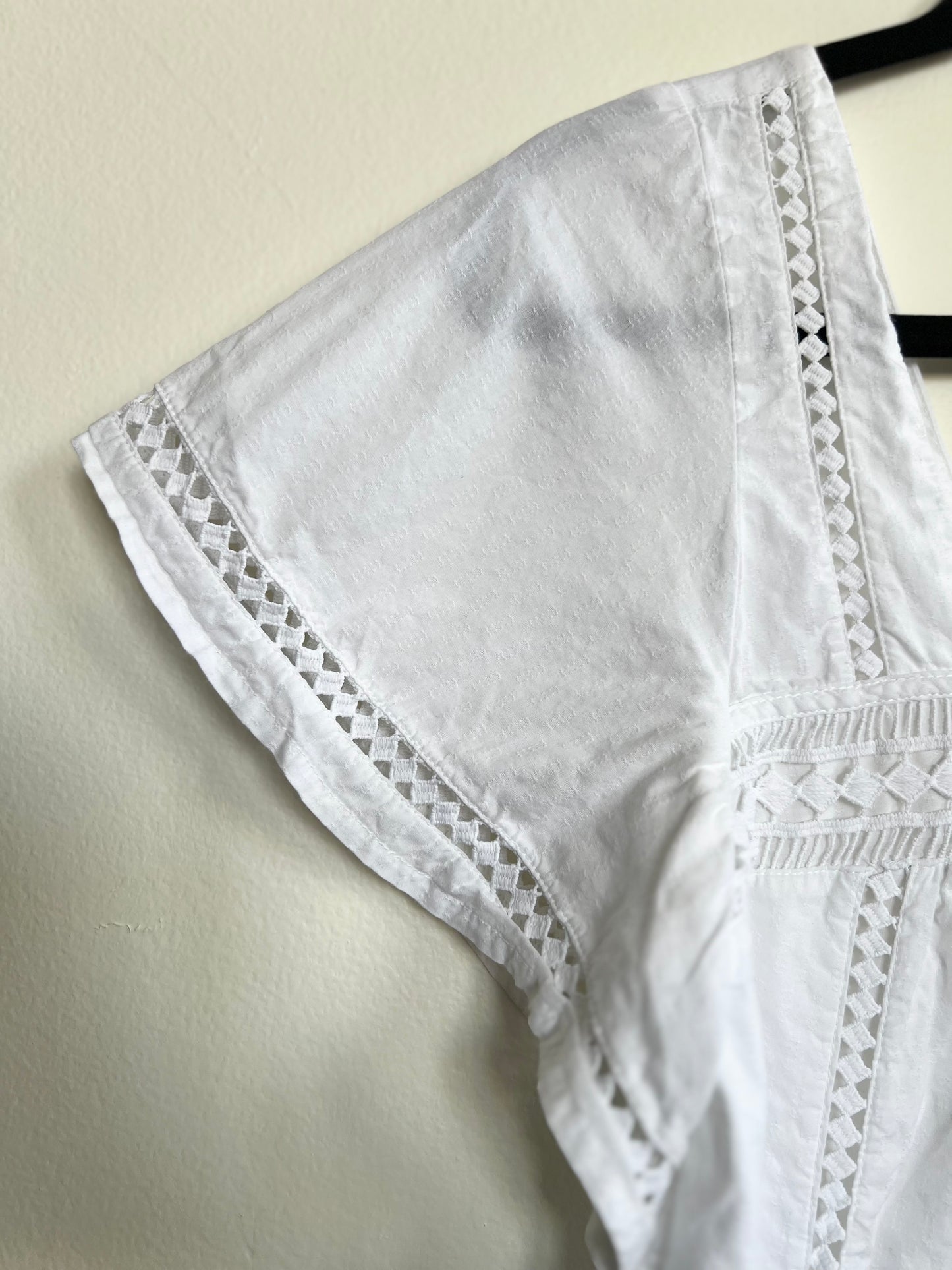 "Abercrombie and Fitch" linen white dress with pockets! - Size S