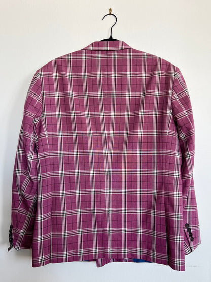 "Gino Vitale" slim fit pink suit - Size 40s/34w