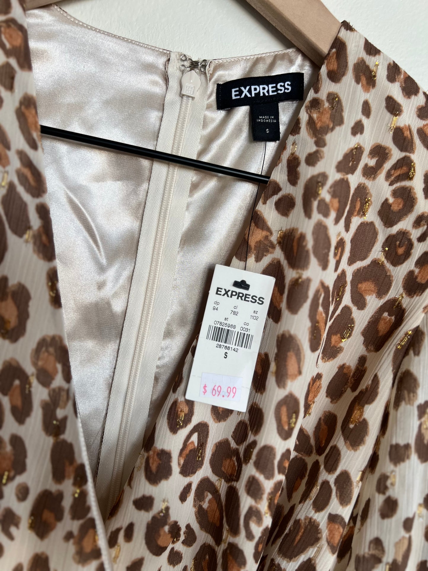 "Express" animal print dress - Size S