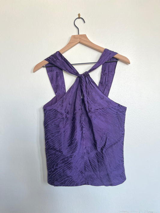 "Banana Republic" purple animal print top - Size S