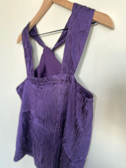 "Banana Republic" purple animal print top - Size S