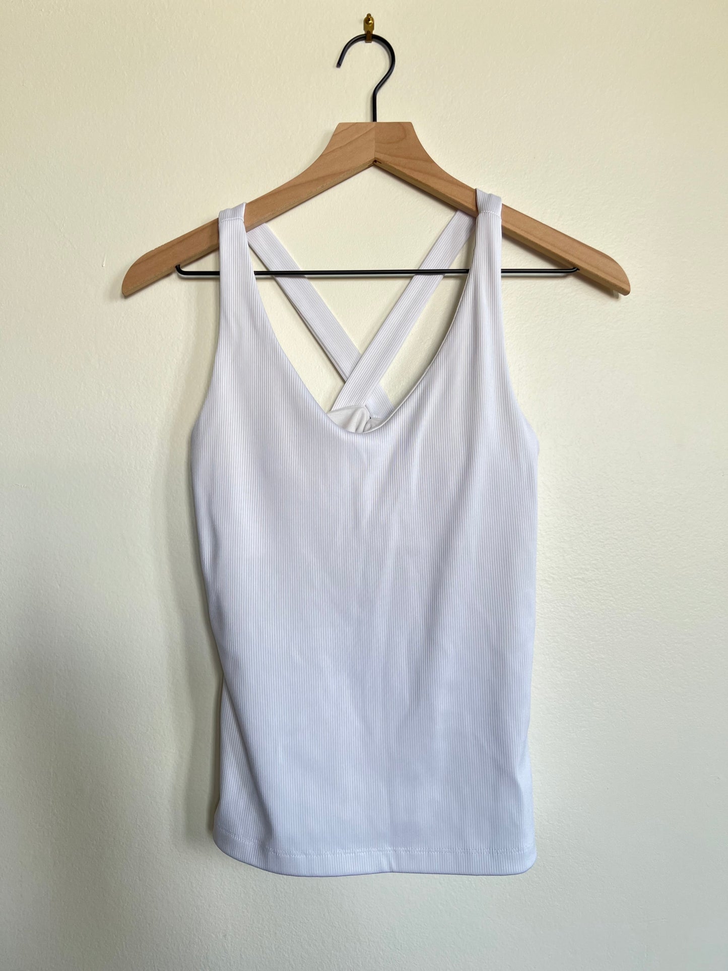 "Gap fit" active wear top / white and red (for sale together) - Size S