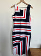 "H&M" Stripes stretch pencil dress - Size M