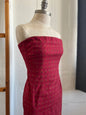 "Ralph Lauren" strapless red mini dress - Size 6