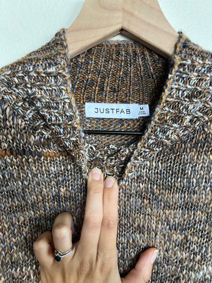 "JUSTFAB" turtle neck cardigan - Size M