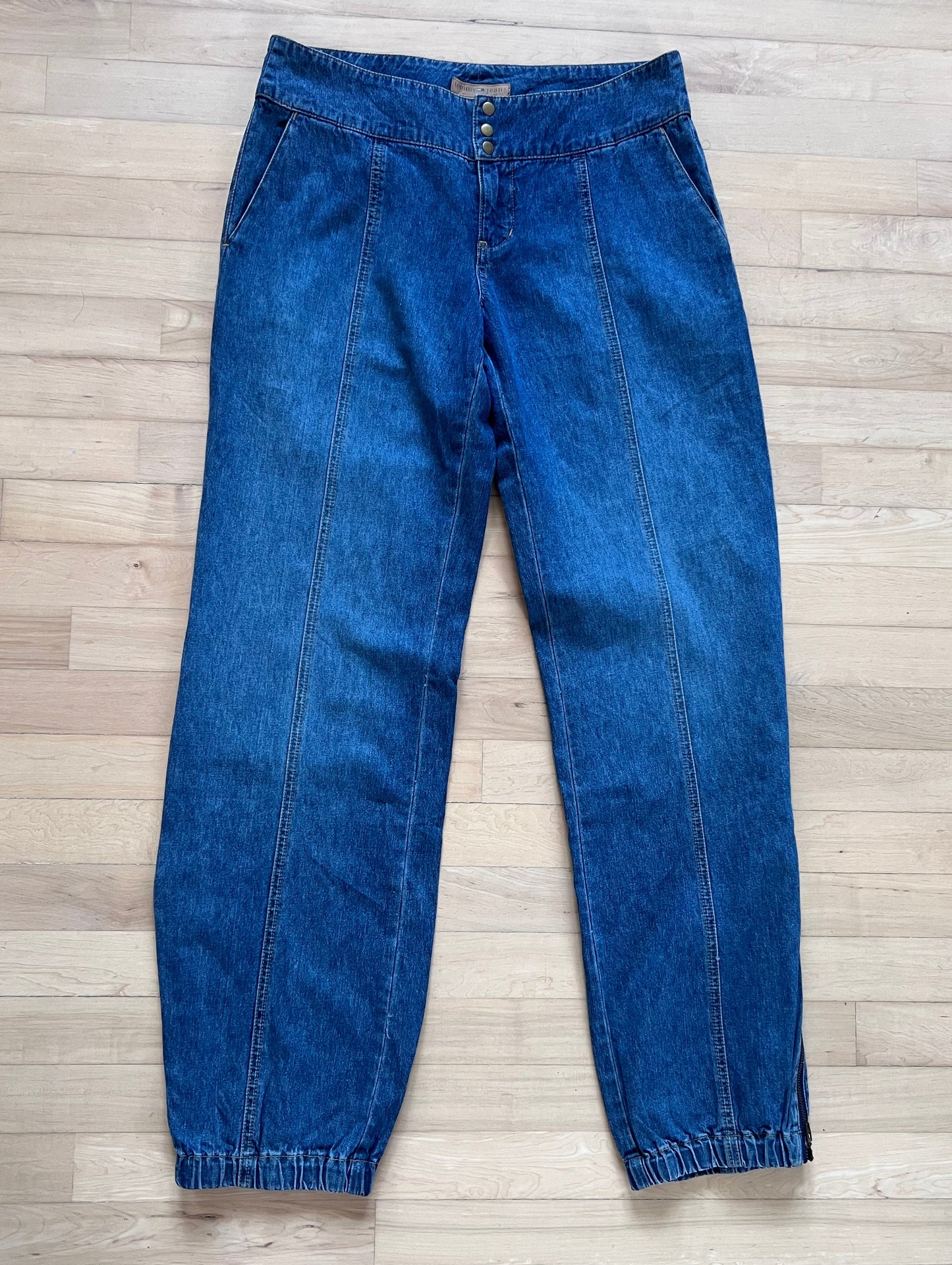 "Tommy jeans" - low waist baggy jeans / Size 7 / 100% cotton