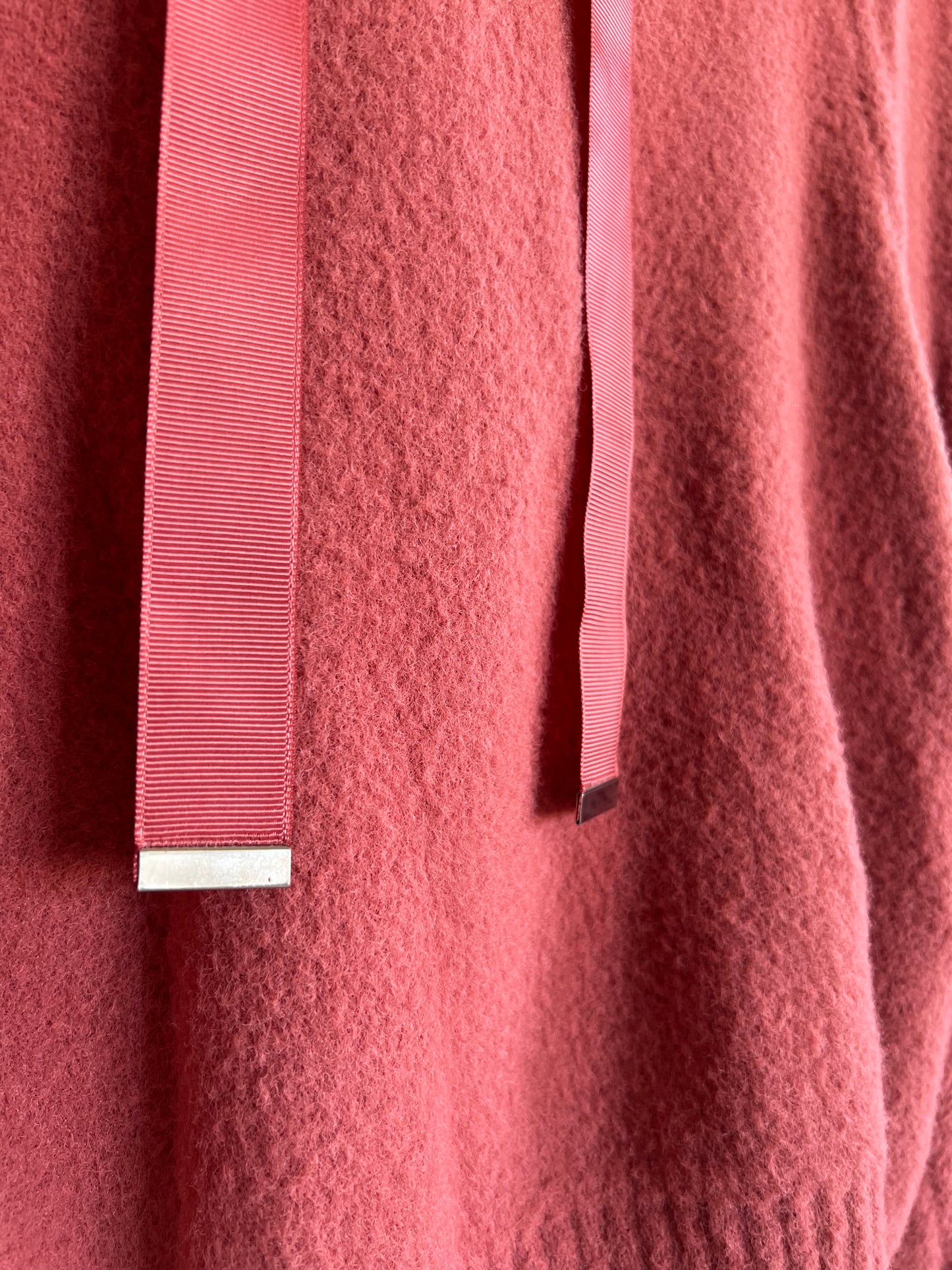 "Express" indian red sweater with hoodie - Size XS