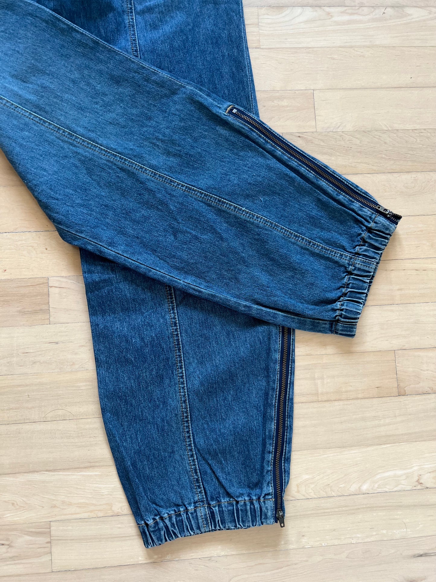 "Tommy jeans" - low waist baggy jeans / Size 7 / 100% cotton