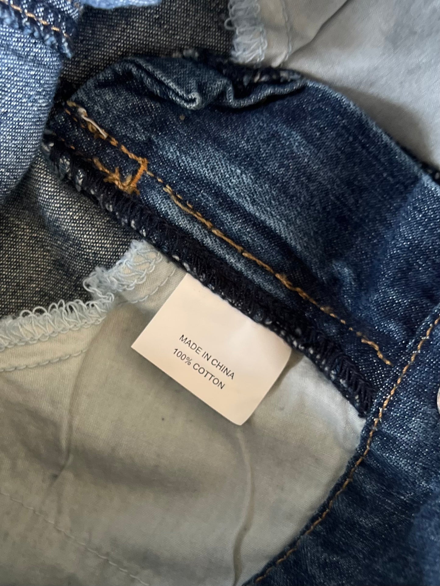 "Tommy jeans" - low waist baggy jeans / Size 7 / 100% cotton