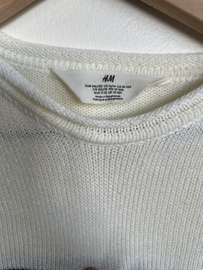"H&M" stripes sweater - Kids Size 10-12