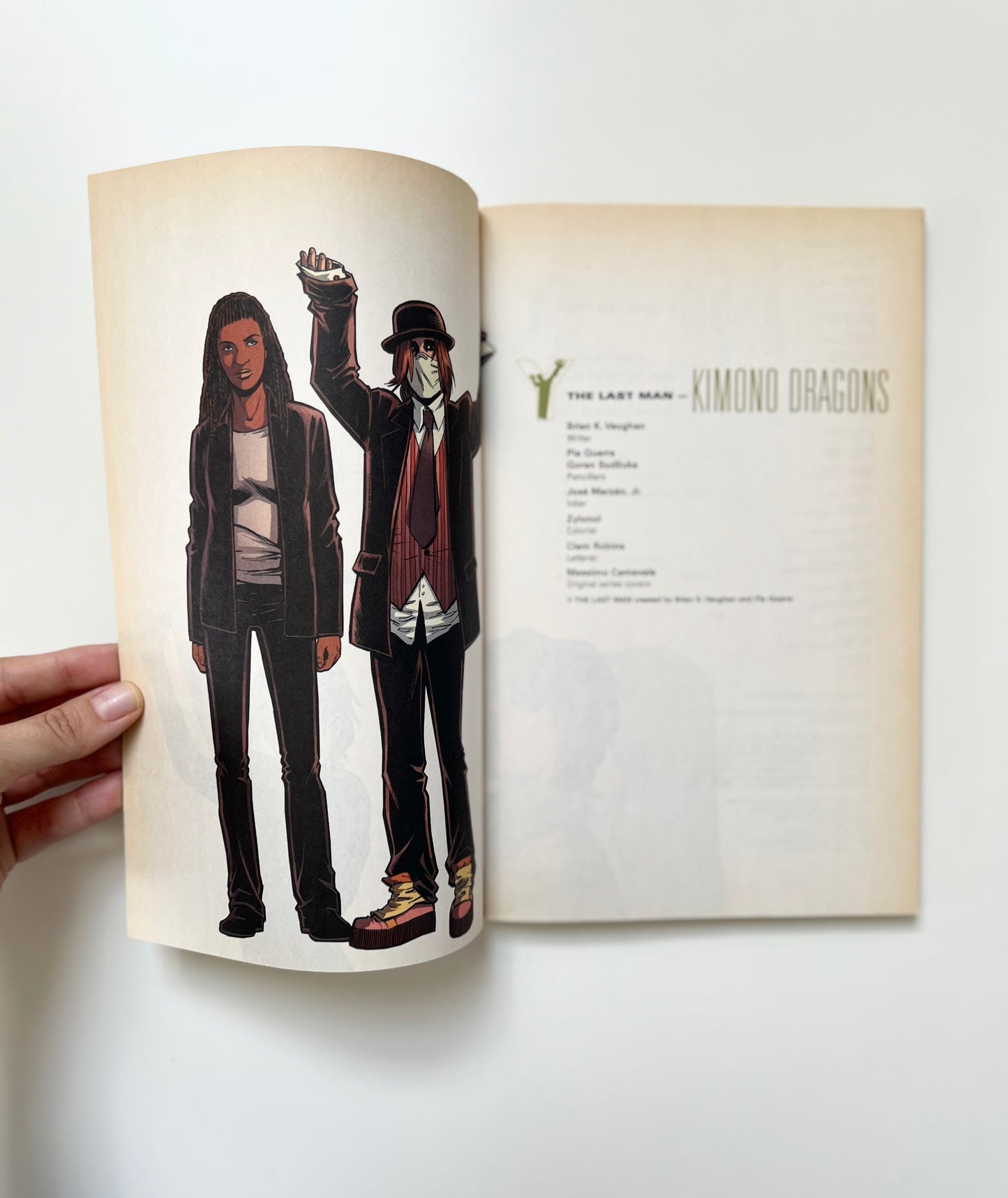 "The last man" - Kimono Dragons / Vertigo - book 8