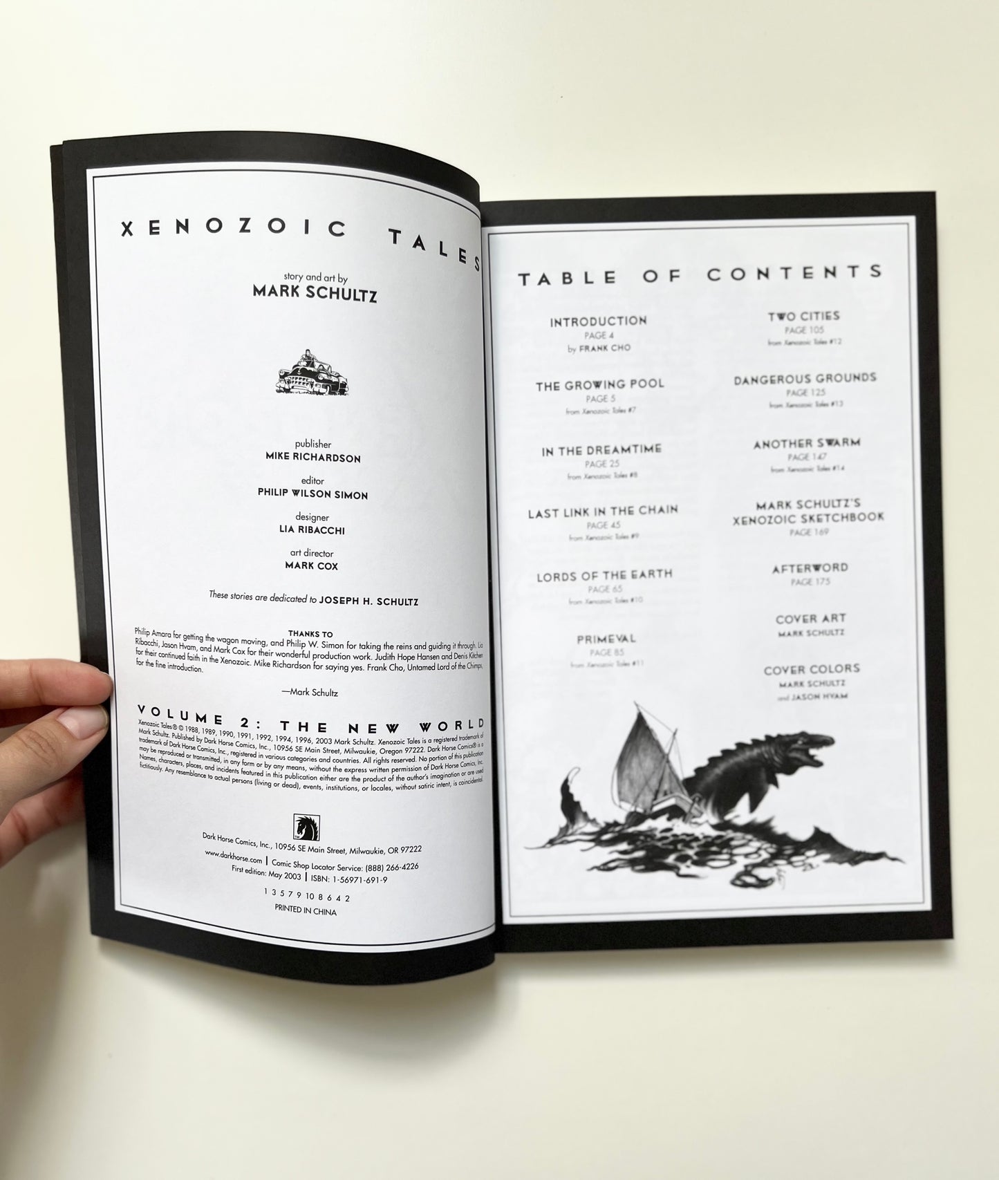 "Xenozoic Tales"- Vol. 2: The new world / 1st Edition