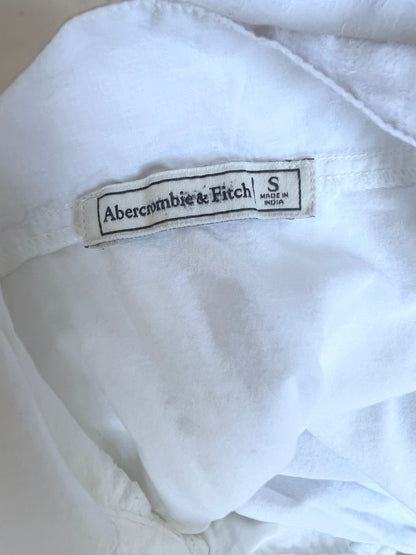 "Abercrombie and Fitch" linen white dress with pockets! - Size S