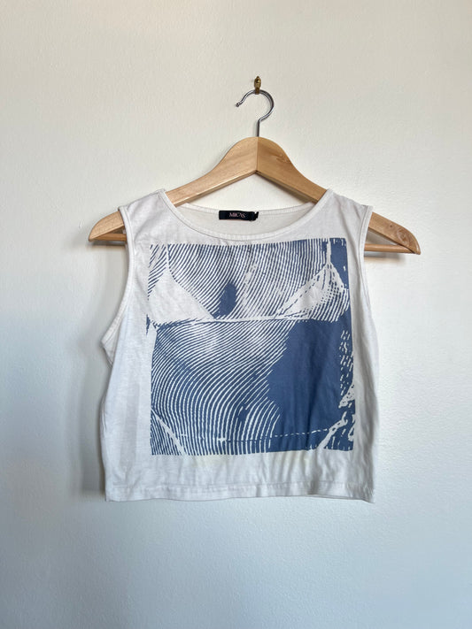 "Micas" tank top with drawing / Size M