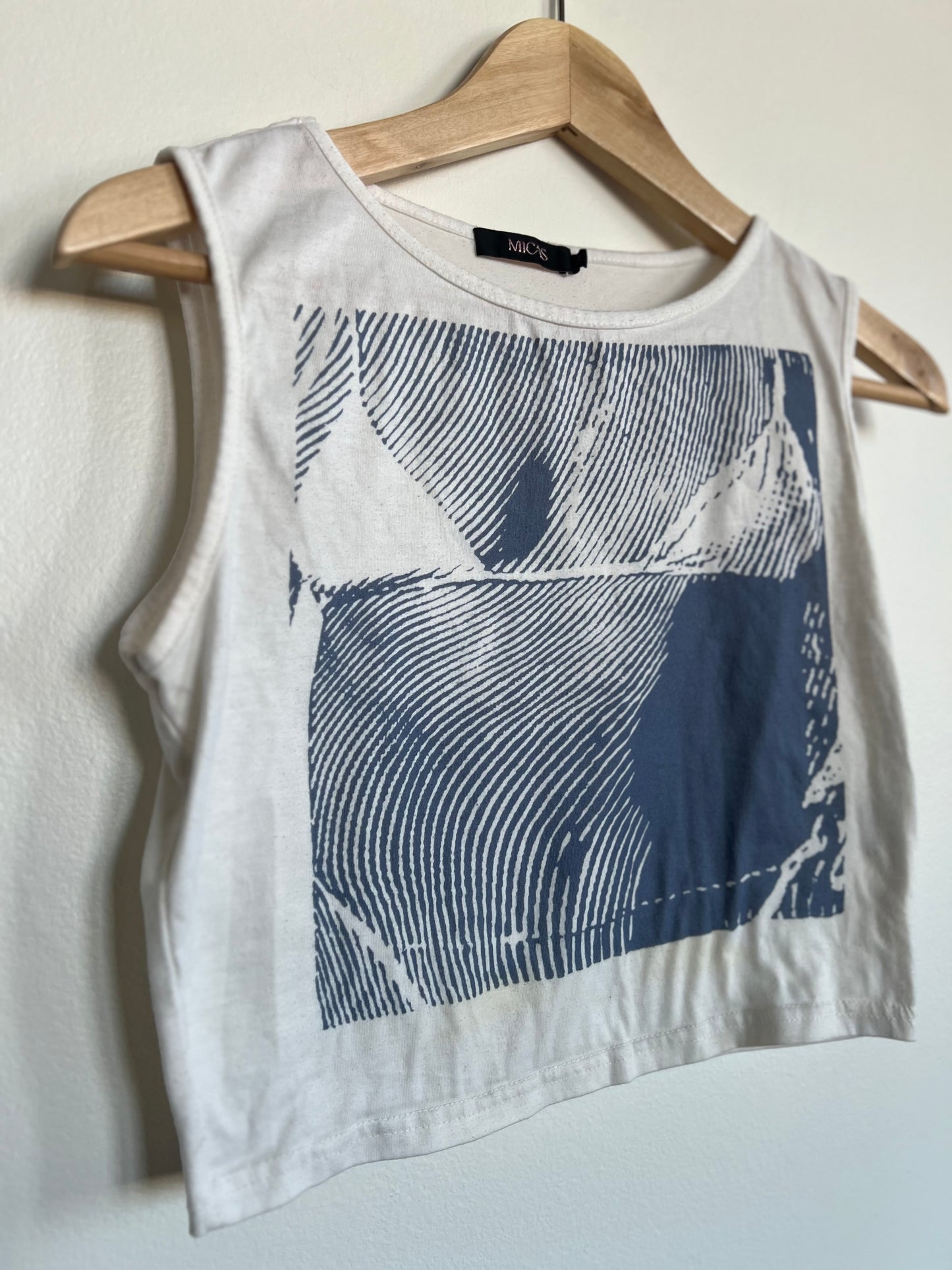 "Micas" tank top with drawing / Size M