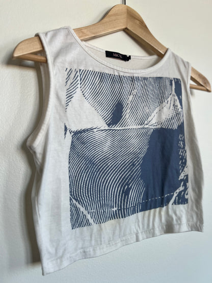 "Micas" tank top with drawing / Size M