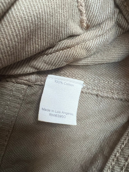 "Road to Nowhere" Olive Green Jean Jacket / Size M