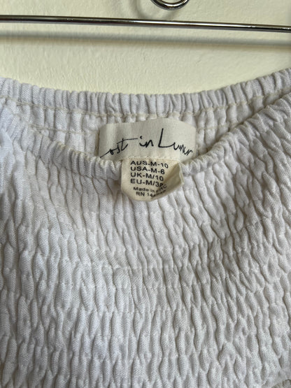 "Lost in lunar" ruffle mini skirt / Size M (runs small)