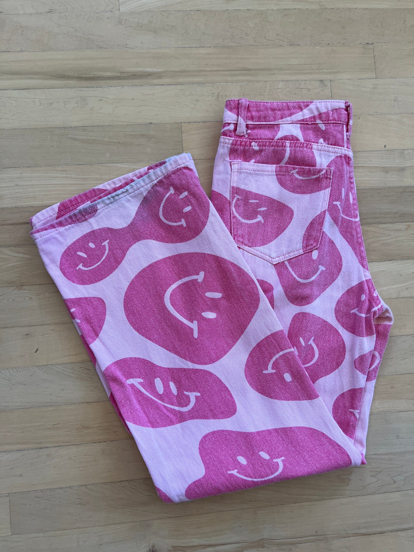 "Nectar x clothing" smiley face pink pants - Size M