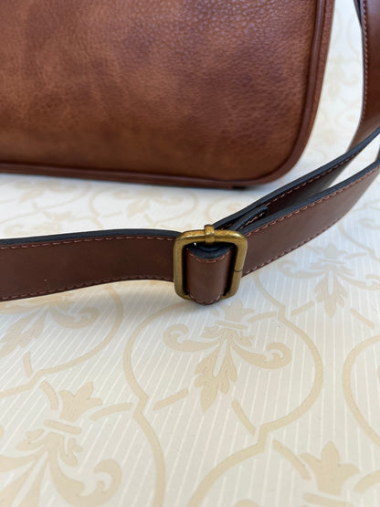 NEW "Aldo" brown leather computer/travel bag