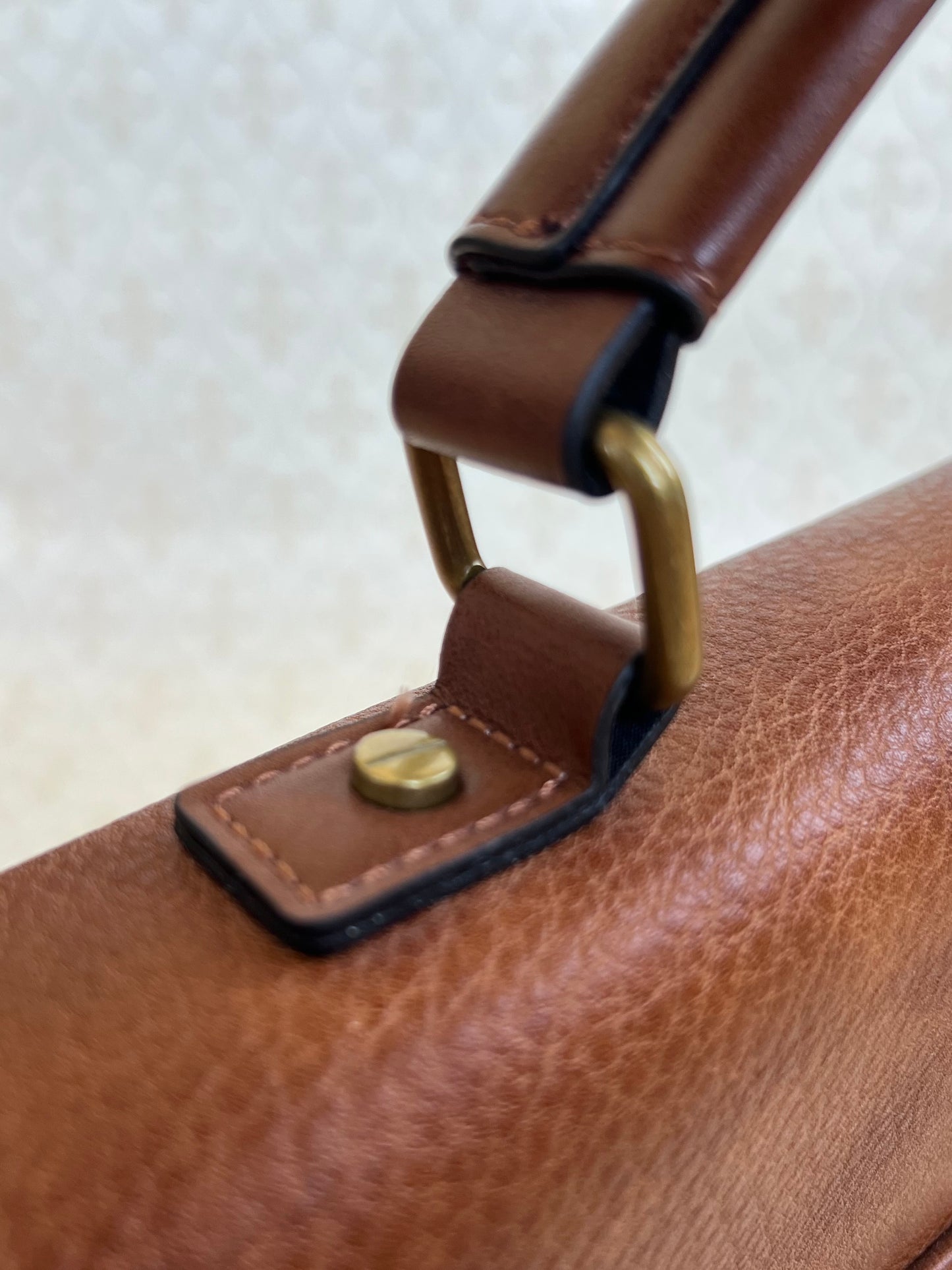 NEW "Aldo" brown leather computer/travel bag