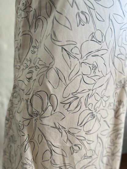 "A New Day" Linen & Cotton Mini Dress with Pockets / Size M